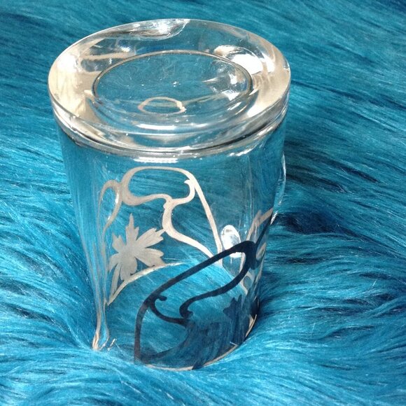 ANTIQUE Cream/Sugar and Ind. Salts, Traditional, Regency, Classic, Silver Inlaid - Picture 10 of 11